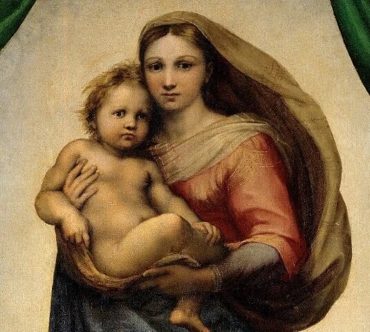 bambino madonna sistina
